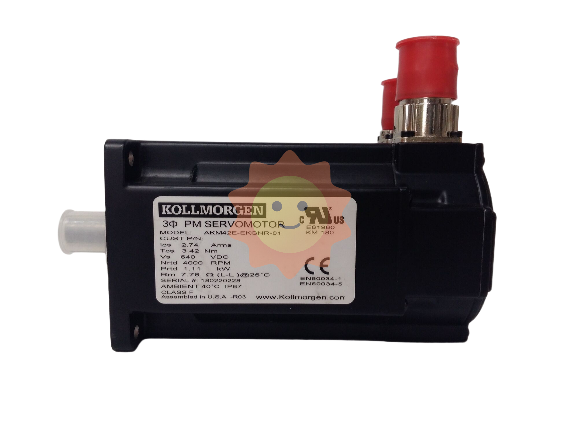 Kollmorgen 00-00907-002 - ServoDisc DC Motor Varian Semiconductor 3500054