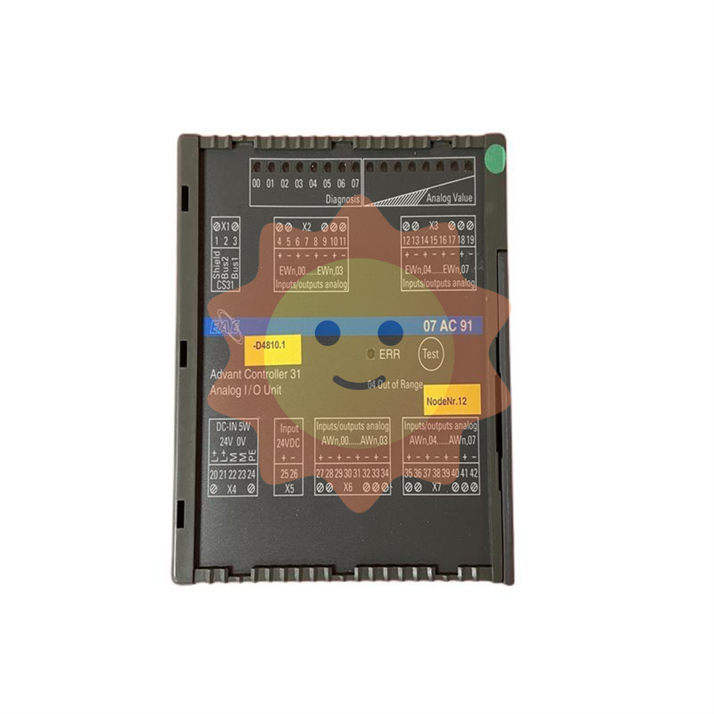 ABB GJR5252300R3101 07AC91H Analog Input/Output Module