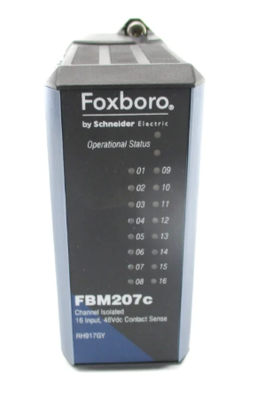 FOXBORO FBM207C RH917GY High Density Contact Induction Input Module