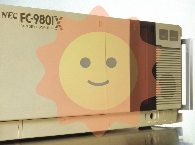 NEC FC-9801X Industrial Computer