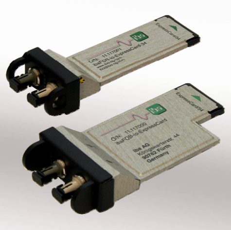 IbaFOB io ExpressCard fiber optic interface card