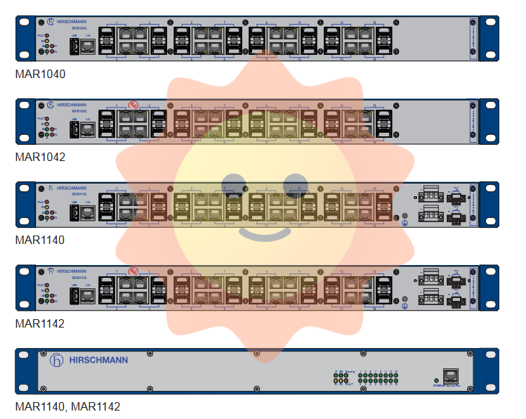 HIRSCHMANN MACH1040 family Full Gigabit Industrial Ethernet Ruggedized Switch