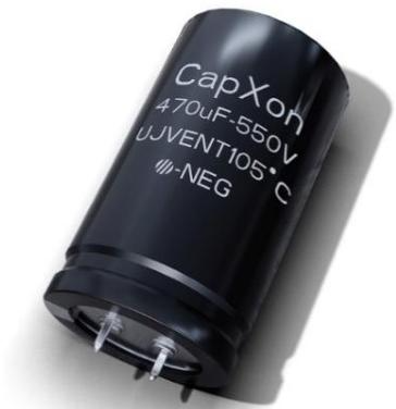 CapXon UJ series aluminum electrolytic capacitors