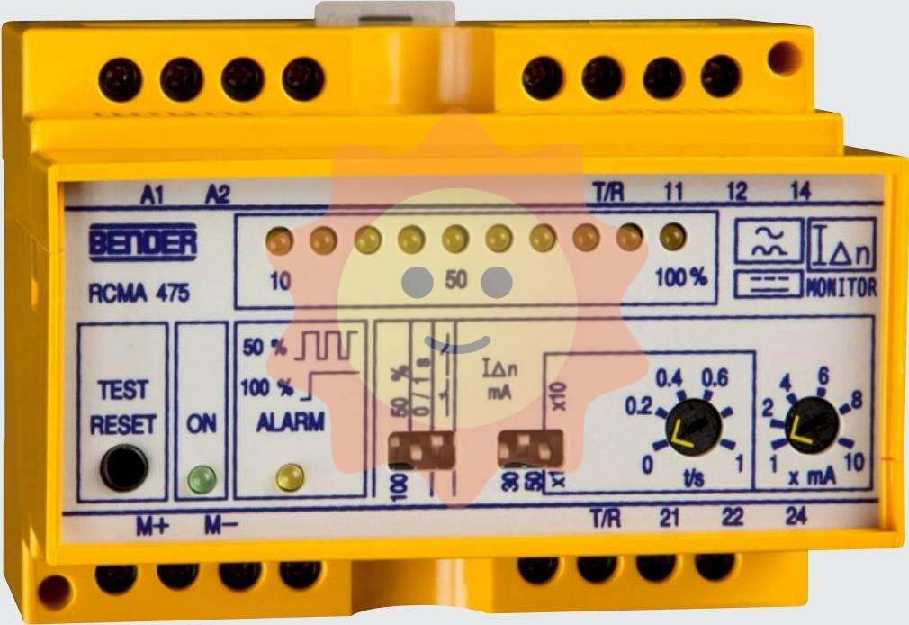 BENDER AC/DC sensitive residual current monitor RCMA475LY