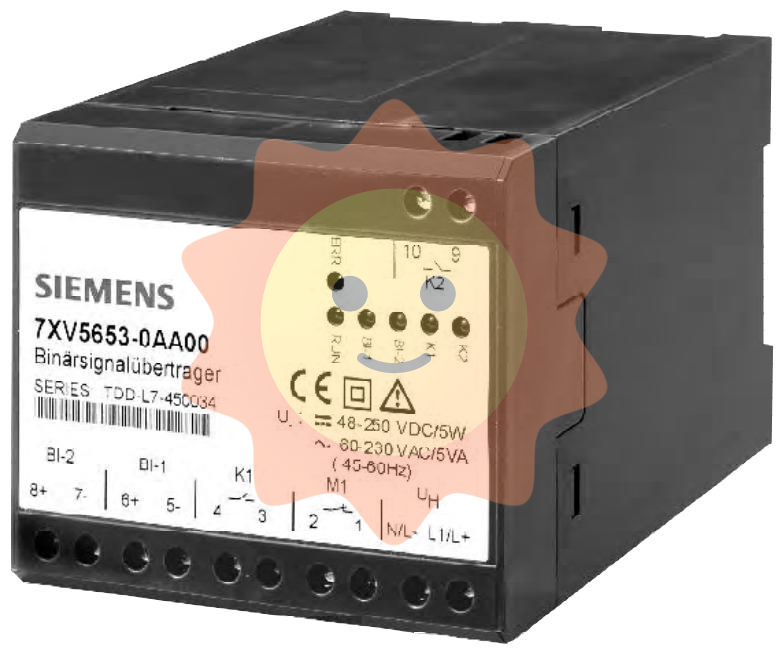 Siemens 7XV5653-0BA00 dual channel binary signal transmitter