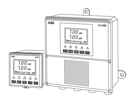 ABB AX400 Series AX460/AX466 pH/ORP Analyzer User Guide